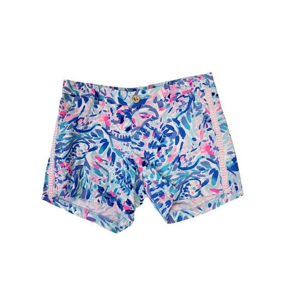 Lilly Pulitzer Callahan Shorts in Breakwater Party Wave Lace Detail size 6 - Picture 2 of 6
